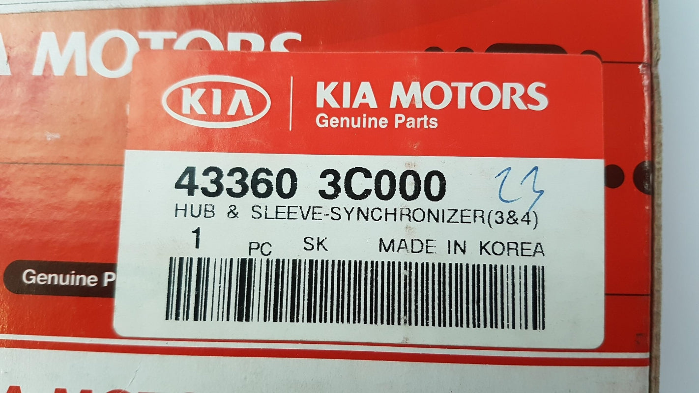 Original OE HYUNDAI/KIA Synchronisator Schiebemuffe 433603C000