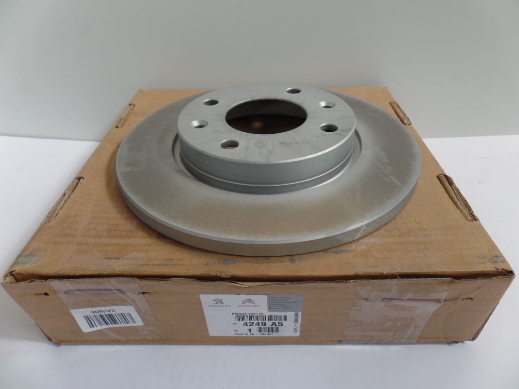 Original OE Peugeot brake disc set (2 pieces) 4249A5 