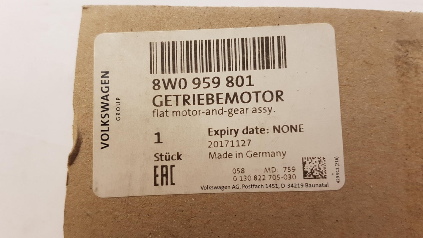 Original OE Volkswagen Fensterhebermotor 8W0959801