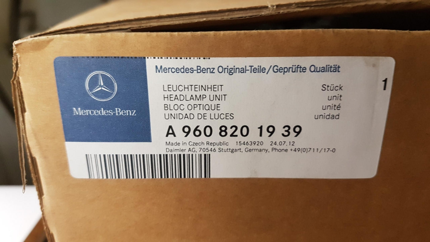 Original OE MERCEDES-BENZ Scheinwerfer A9608201939