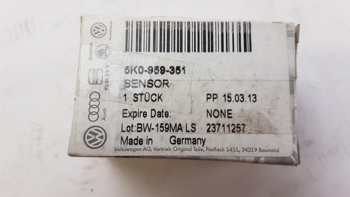 Original OE Volkswagen Längs-/Querbeschleunigung Sensor 5K0959351