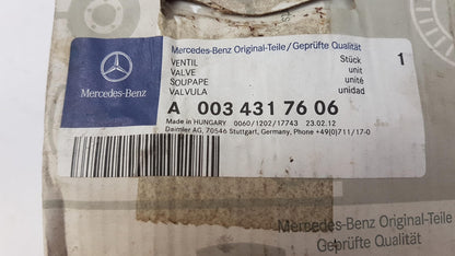 Original MERCEDES-BENZ W670 Vario Vierkreisschutzventil A0034317606