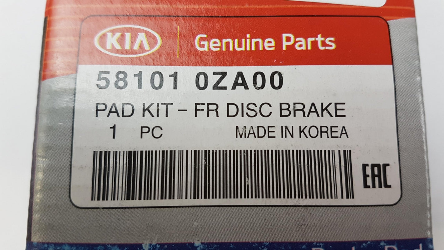 Original OE HYUNDAI/KIA Bremsbeläge 581010ZA00