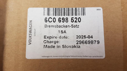 Original VW Up! Polo 6R SKODA Fabia NJ SEAT Ibiza Mii Bremsbackensatz 6C0698520