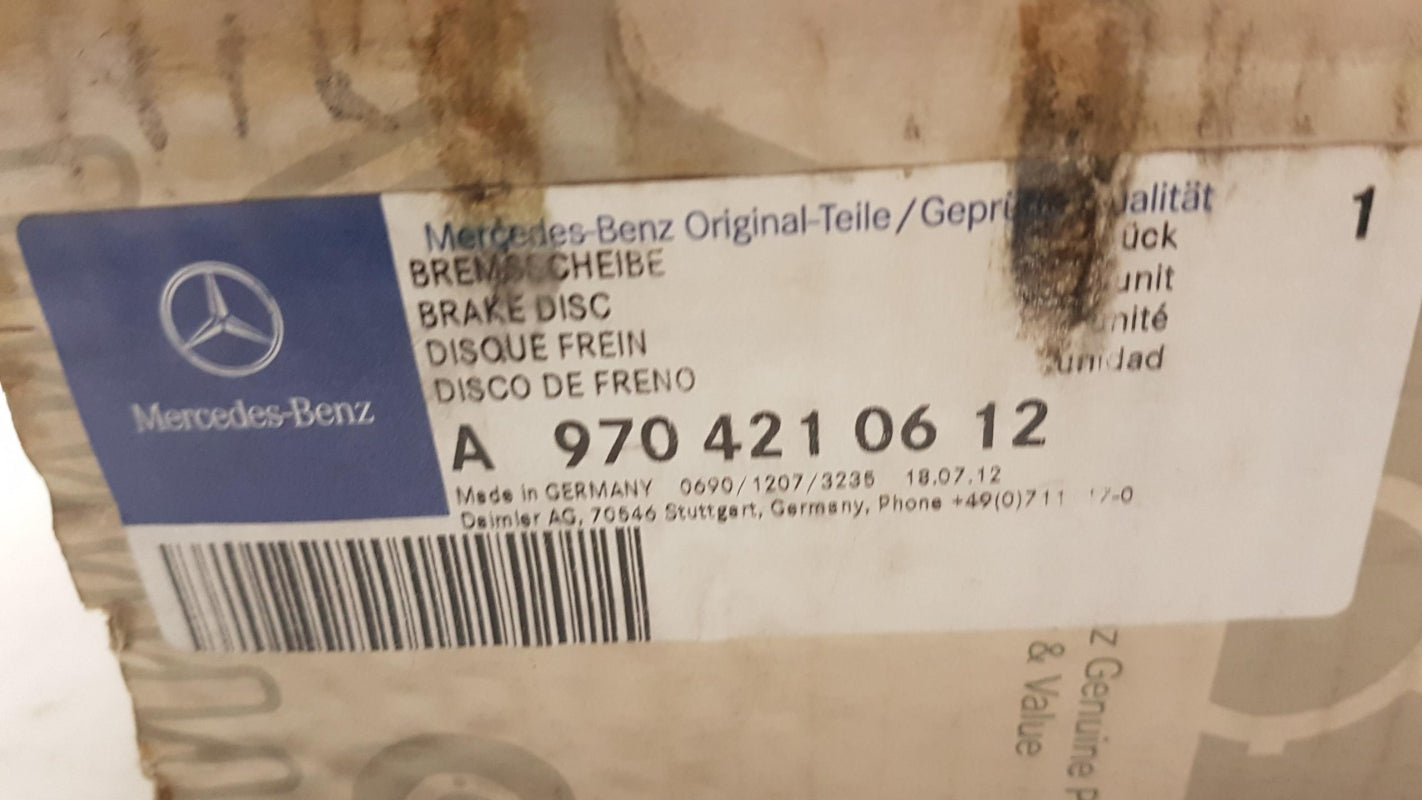 Original OE MERCEDES-BENZ Bremsscheibe (1 Stück) A9704210612