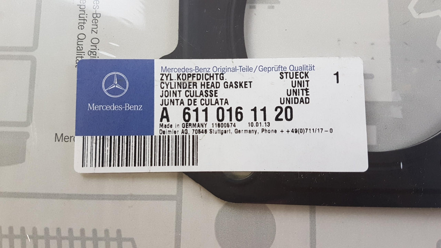 Original OE MERCEDES-BENZ Zylinderkopf Dichtungssatz A6110161120