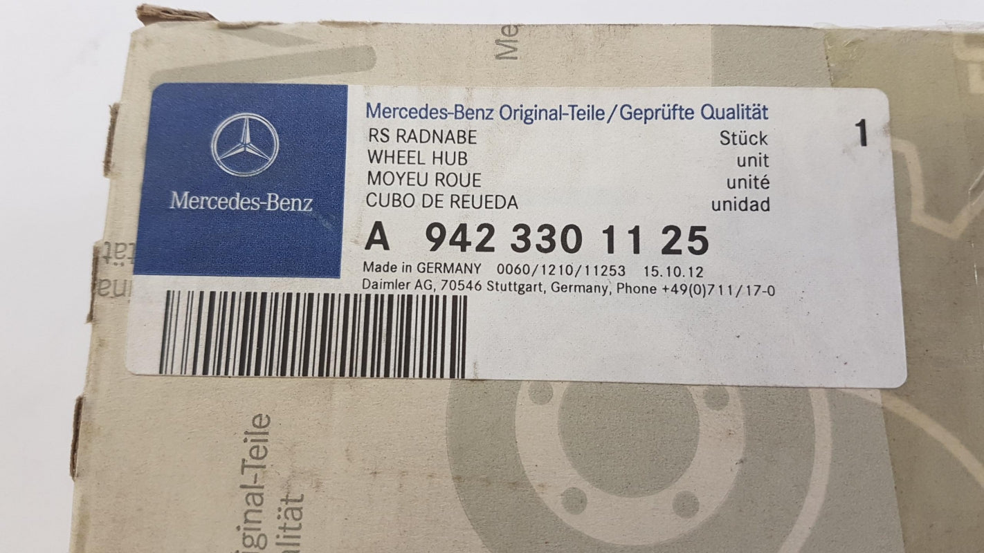 Original OE MERCEDES-BENZ Radnabe Dichtungssatz A9423301125