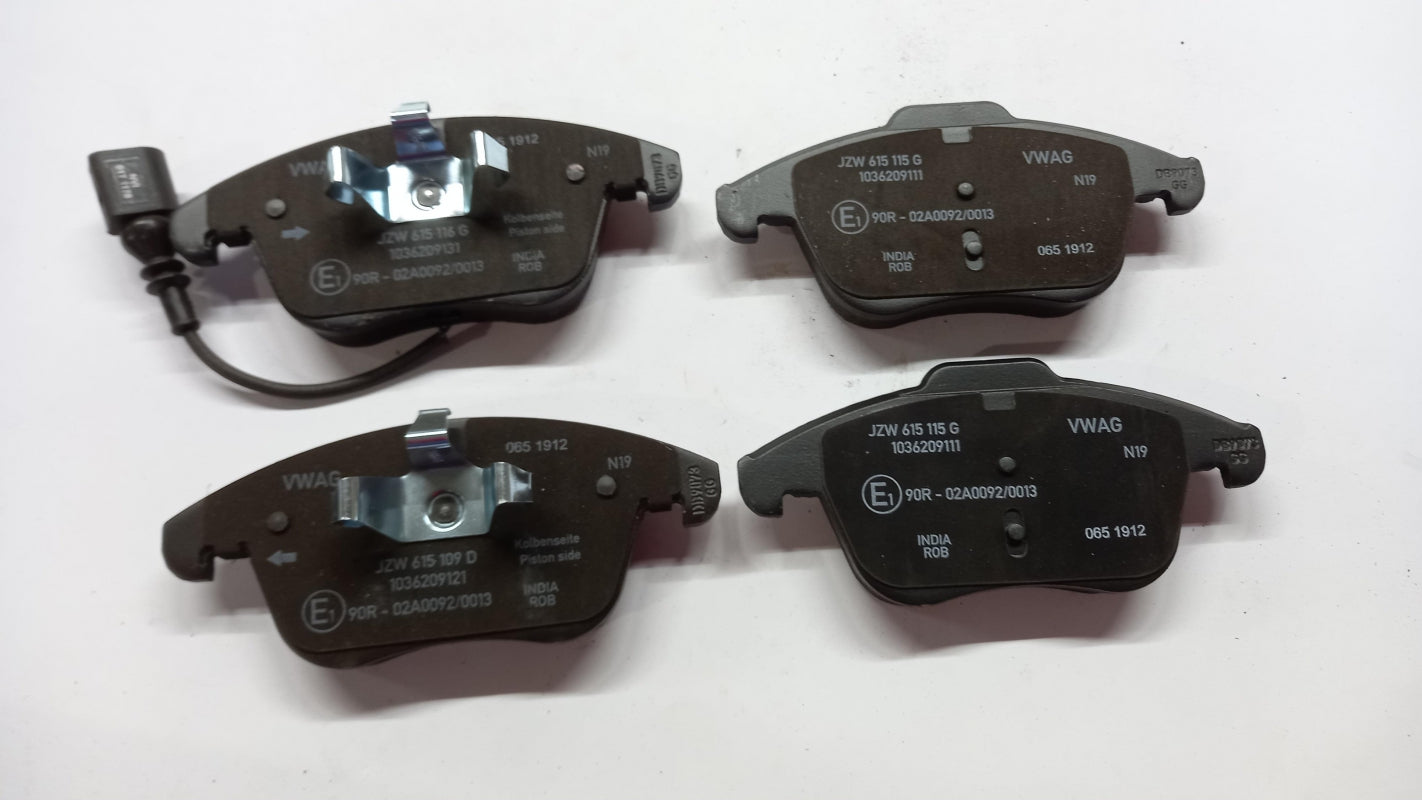 Original AUDI Q3 8U VW Tiguan 5N Bremsbeläge Bremsklötze ECO vorne JZW698151S