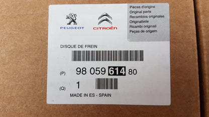 Original CITROEN C4 Picasso (B78) Berlingo (K9) 1x Bremsscheibe Vorne 9805961480