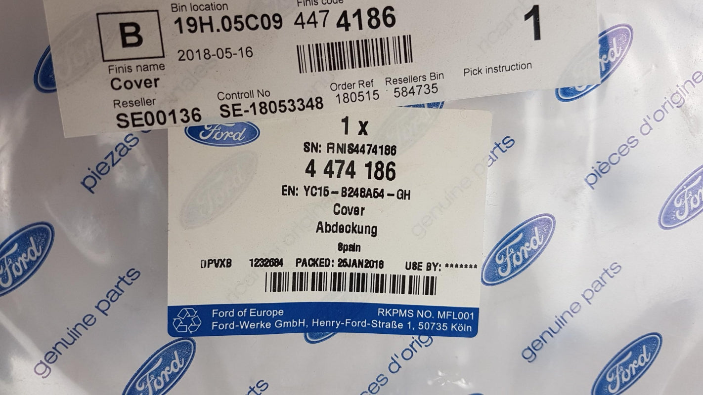 Original FORD Transit MK3 Türscheiben Dichtung 4474186