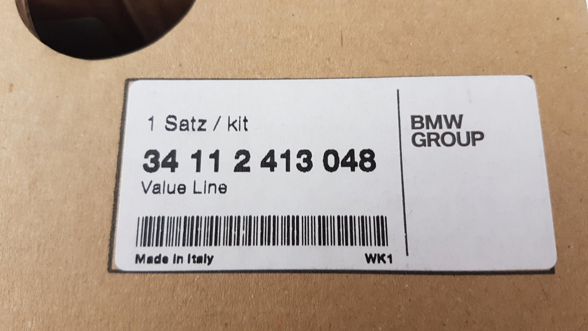 Original BMW X5 E70 X6 E71 Bremsbeläge mit Warnkontakt vorne 34112413048