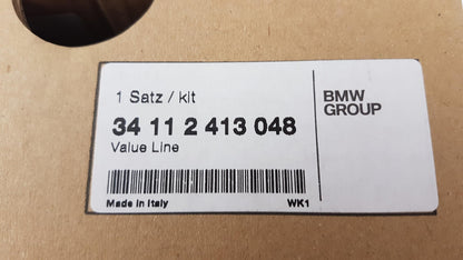 Original BMW X5 E70 X6 E71 Bremsbeläge mit Warnkontakt vorne 34112413048