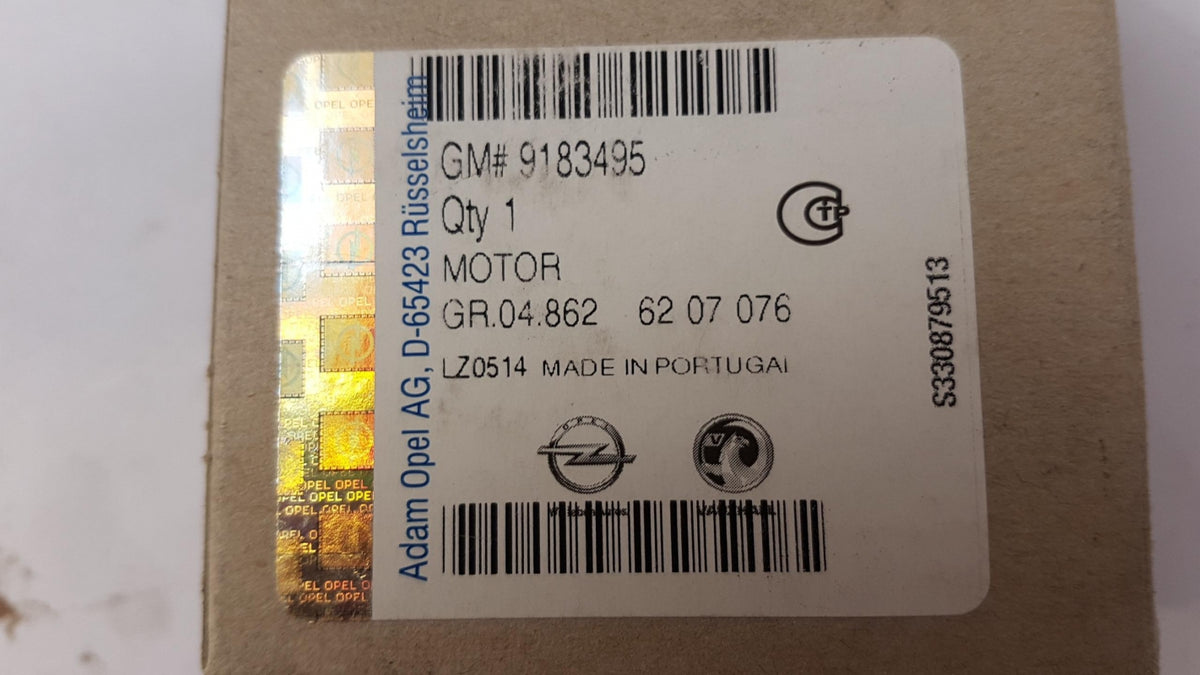 Original OPEL Corsa-C Meriva-A Heckklappe Stellmotor Zentralverriegelung 9183495