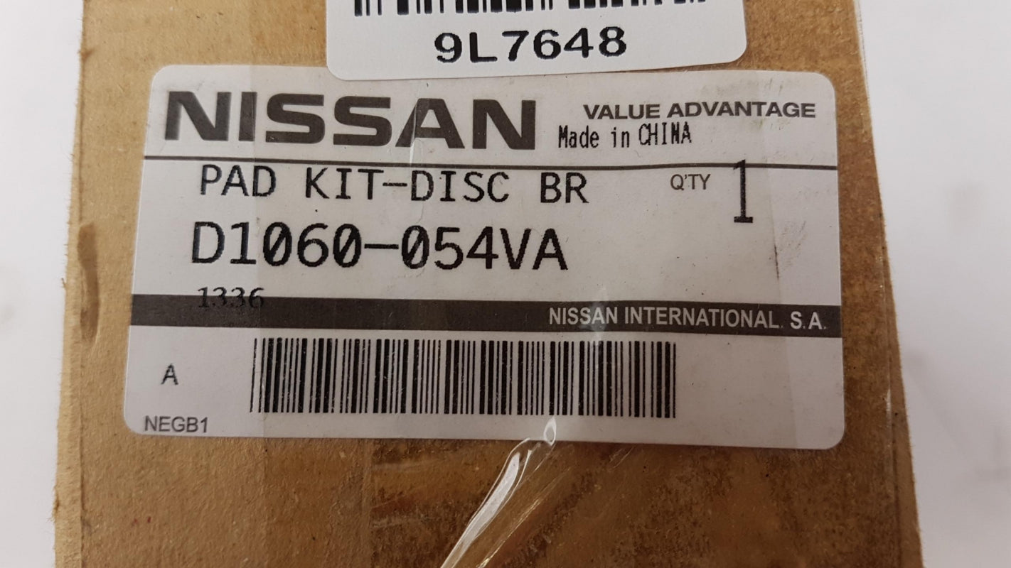 Original NISSAN Murano Navara Pathfinder Qashqai Bremsbeläge vorne D1060054VA