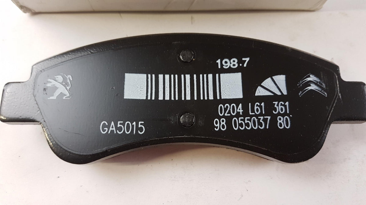 Original OPEL Crossland X Bremsbeläge Satz Vorne 3649088