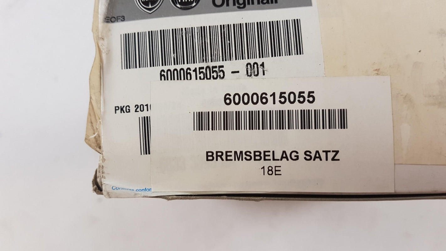 Original OE FIAT Bremsbeläge 6000615055