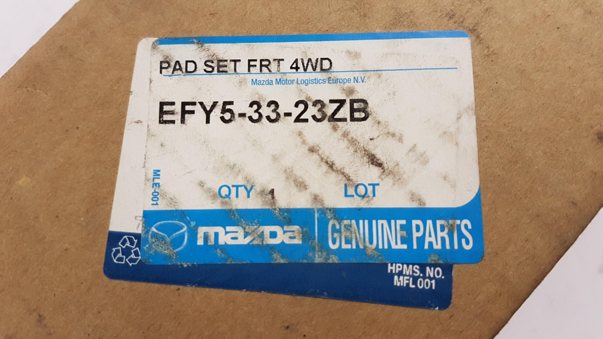 Original OE MAZDA Bremsbeläge EFY53323ZB