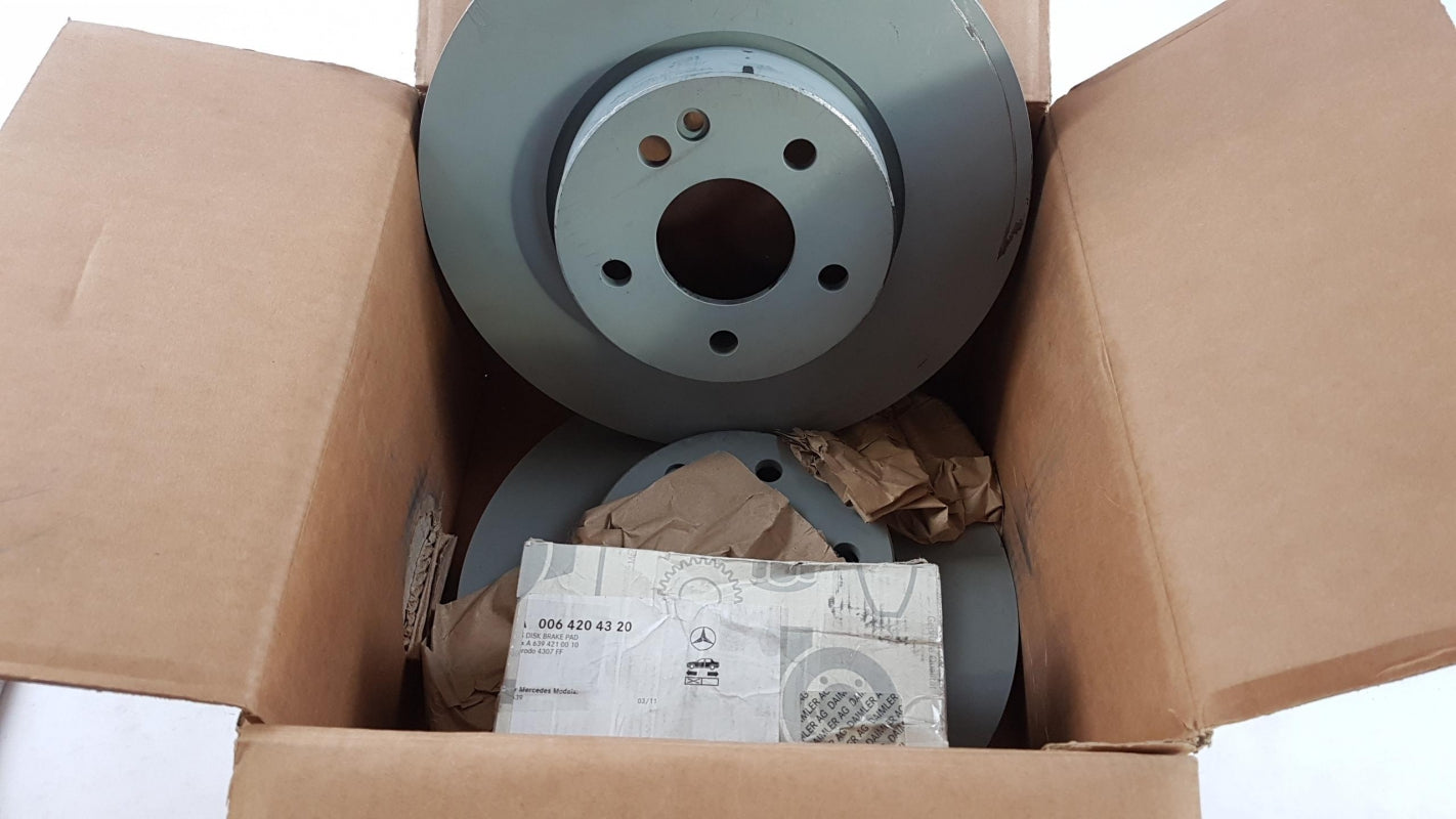 Original MERCEDES-BENZ Vito W639 Bremsscheiben + Bremsbeläge Vorne A6394200101