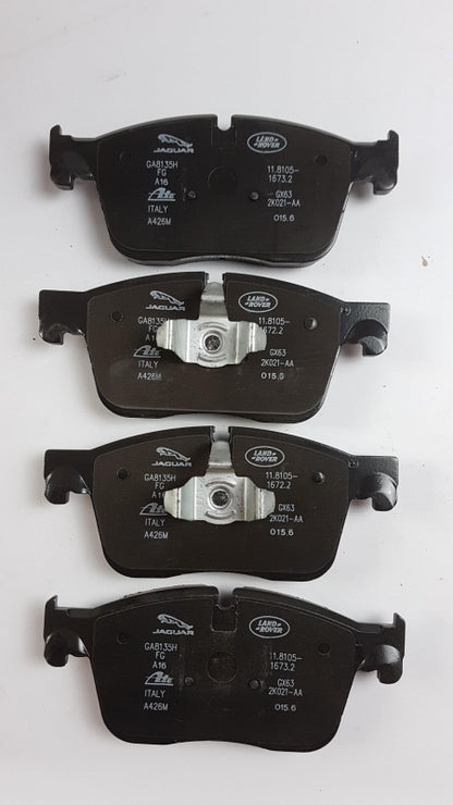 Original OE JAGUAR Bremsbeläge T2H21043