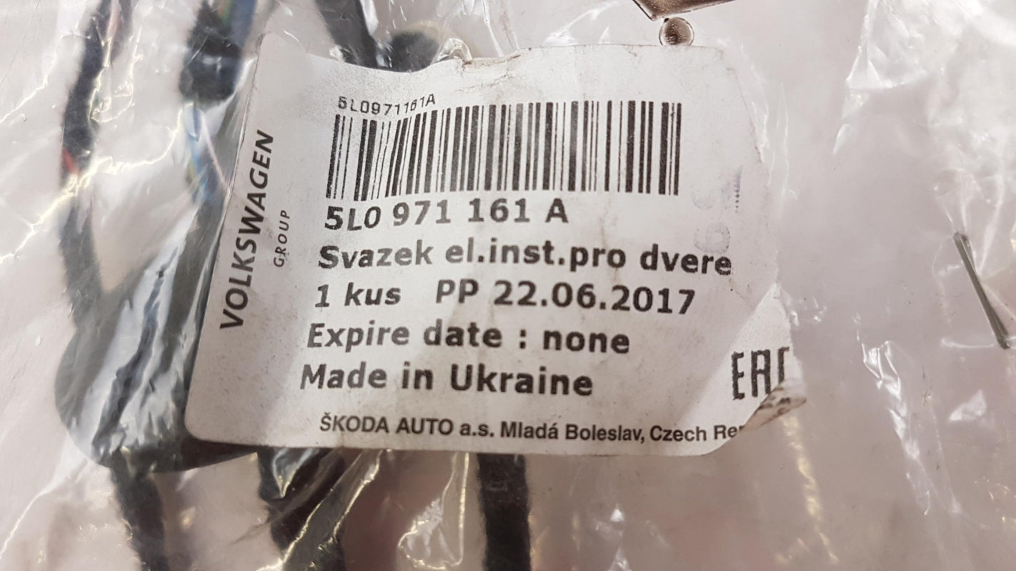 Original OE Volkswagen Tür Kabelbaum 5L0971161A