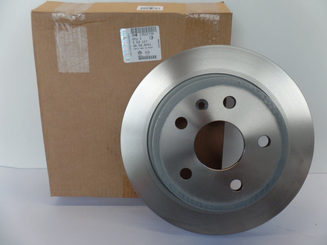 Original OPEL Insignia (2009-) Bremsscheibe (1 Stück) hinten 13502198