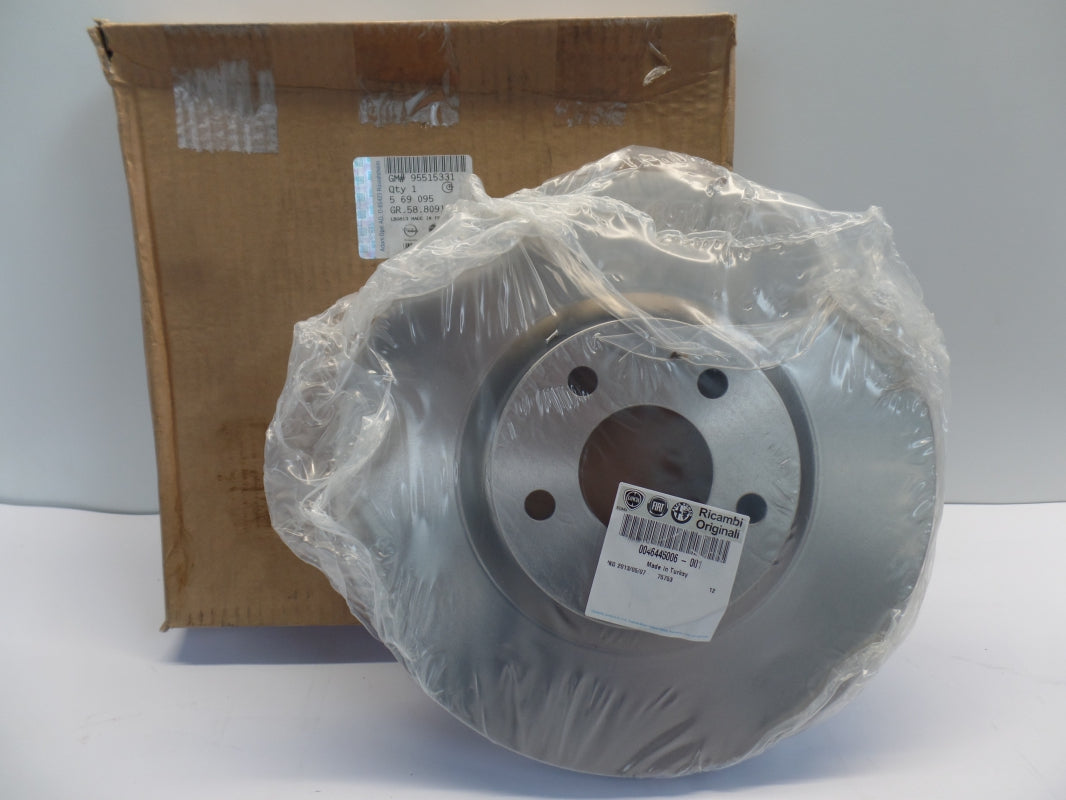 Original OPEL Combo-D Bremsscheibe (1 stück) 284mm vorne 95515331