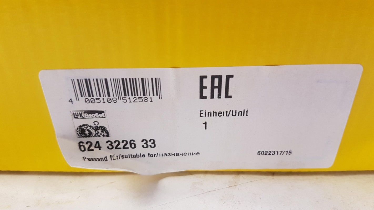 LUK für OPEL Astra-H Zafira-B Vectra-C Signum 1.9 CDTi Kupplungssatz 624322633