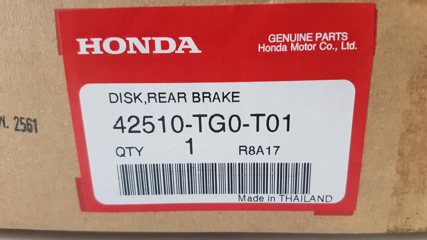 Original OE HONDA Bremsscheibe (1 Stück) 42510TG0T01