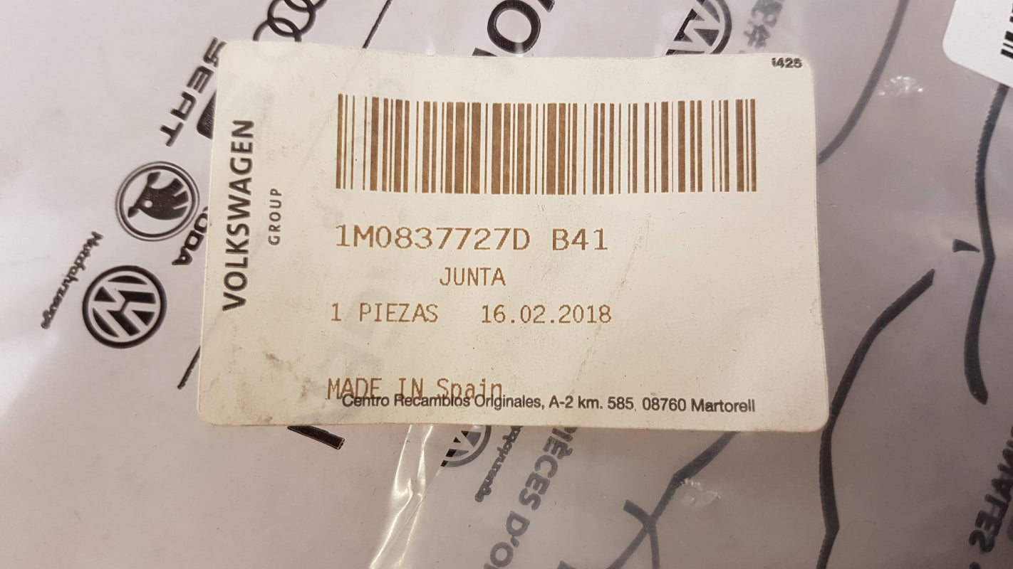 Original OE Volkswagen Türdichtung 1M0837727DB41