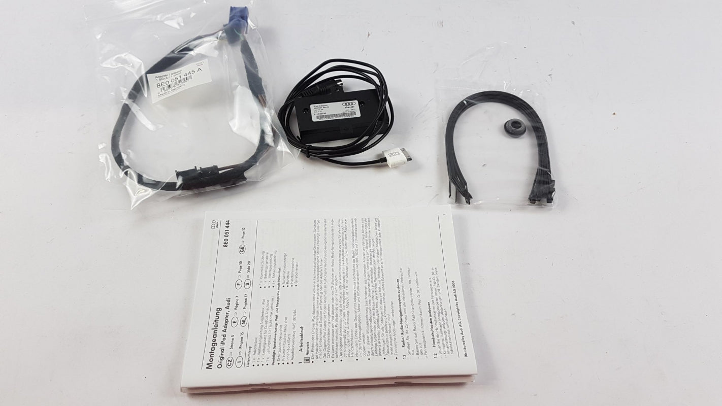 Original AUDI A3 A4 A6 RS3 RS4 RS6 TT iPod Adapterkabel 8E0051444B