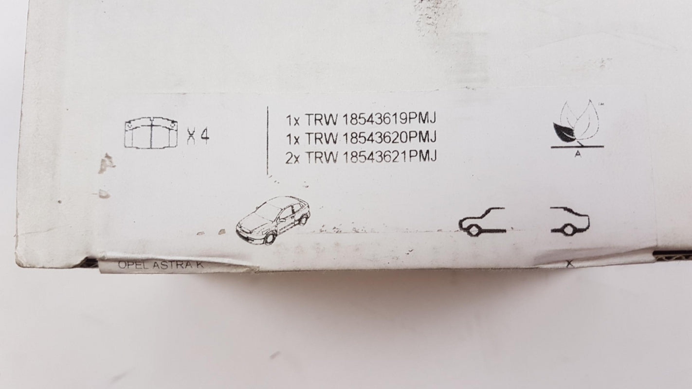 Original OPEL Astra K Sports Tourer B16 Bremsbeläge Hinten 39037199