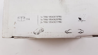 Original OPEL Astra K Sports Tourer B16 Bremsbeläge Hinten 39037199
