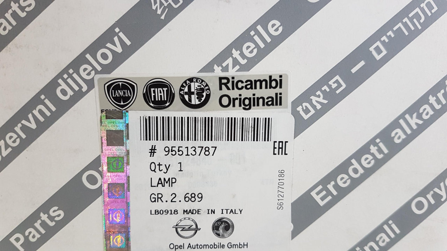 Original OE OPEL Heckleuchte 95513787