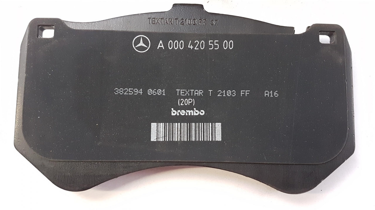 Original OE MERCEDES-BENZ Bremsbeläge A0004206800