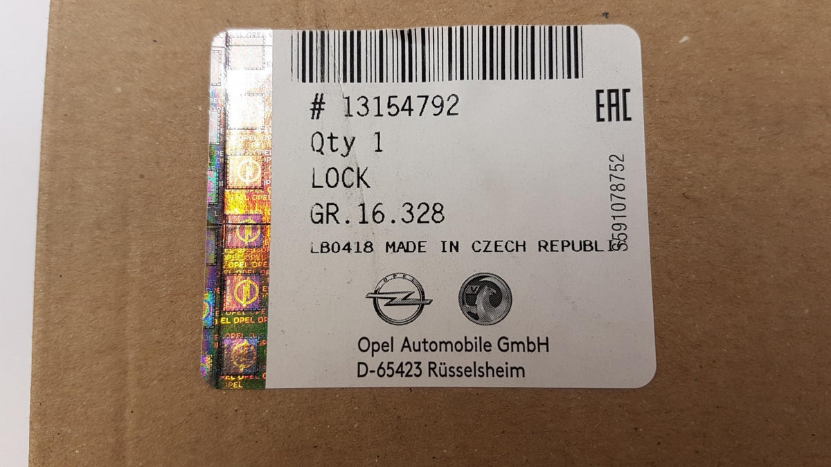 Original OE OPEL Türschloss 13154792
