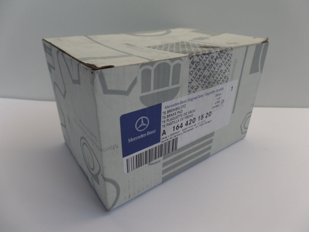 Original MERCEDES-BENZ M-Klasse W164 Bremsbeläge Bremsklötze Hinten A1644201520