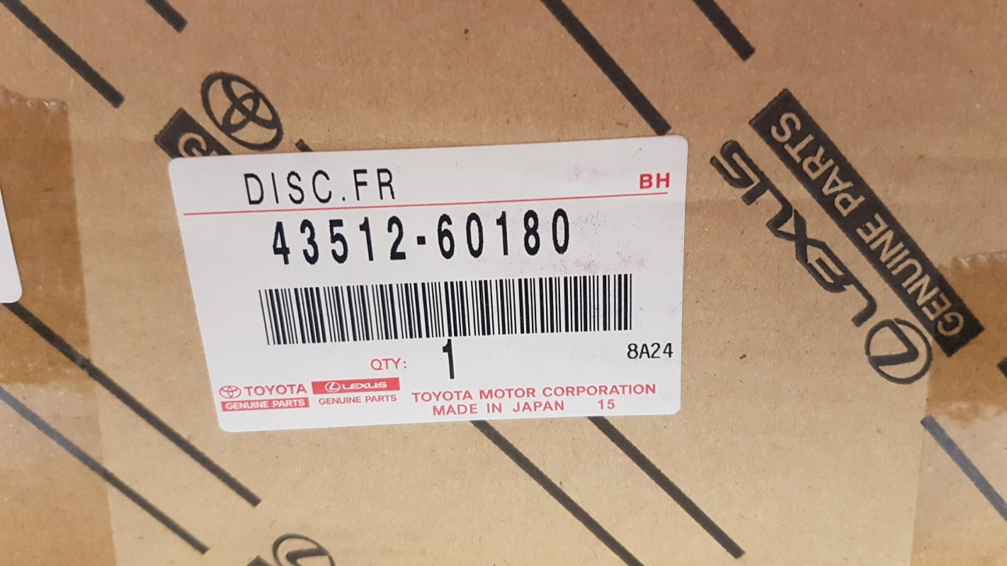 Original OE TOYOTA Bremsscheibe (1 Stück) 4351260180