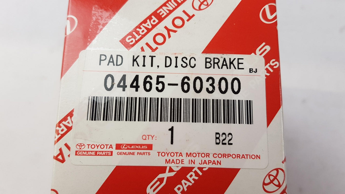 Original TOYOTA Land Cruiser '07- Bremsbeläge Bremsklötze vorne 0446560300