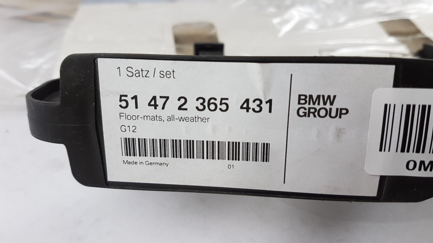 Original BMW Alpina B7 G11 G12 725d Fußmattensatz Hinten 51472365431