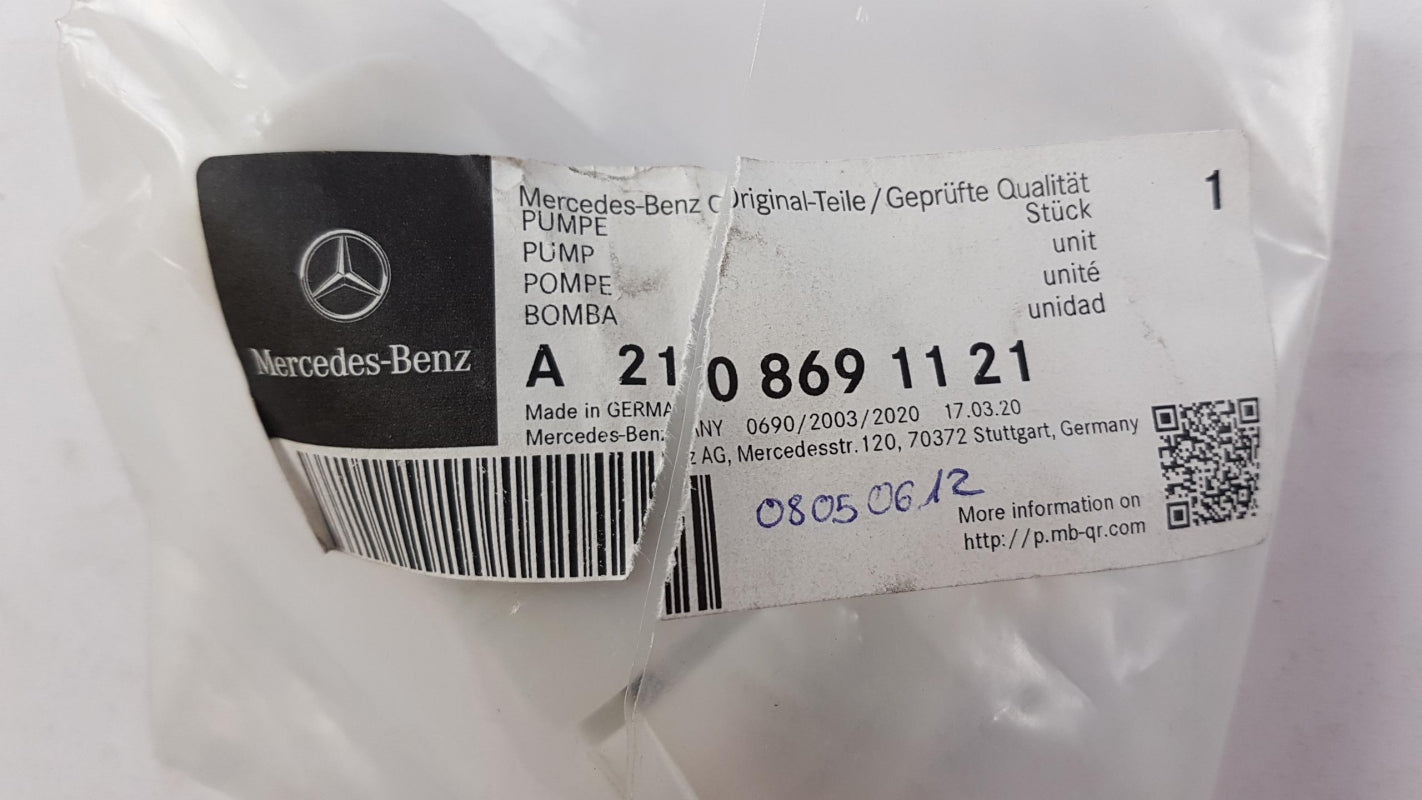 Original OE MERCEDES-BENZ Waschpumpe Scheinwerfer A2108691121