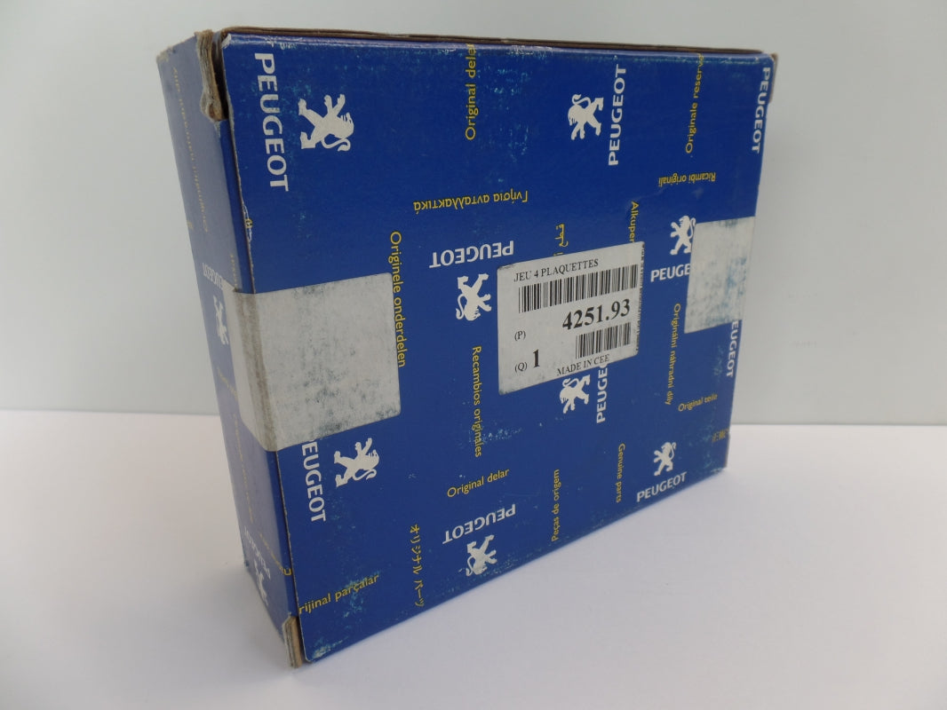 Original PEUGEOT 605 Bremsbeläge Bremsklötze hinten 425193