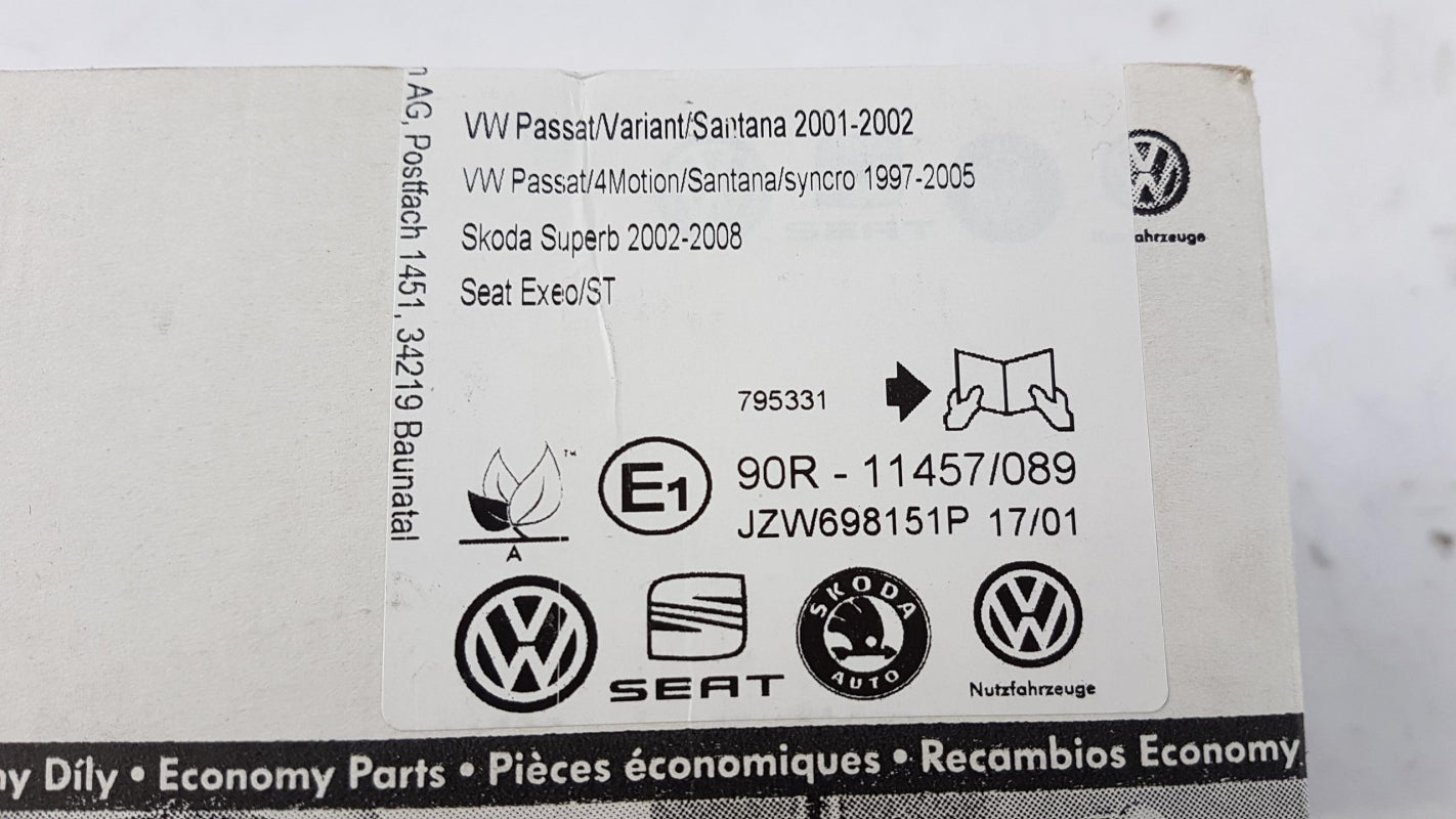 Original OE Volkswagen Bremsbeläge JZW698151P