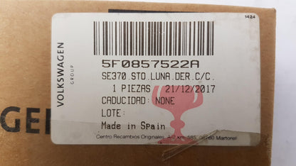 Original OE Volkswagen Außenspiegelglas 5F0857522A