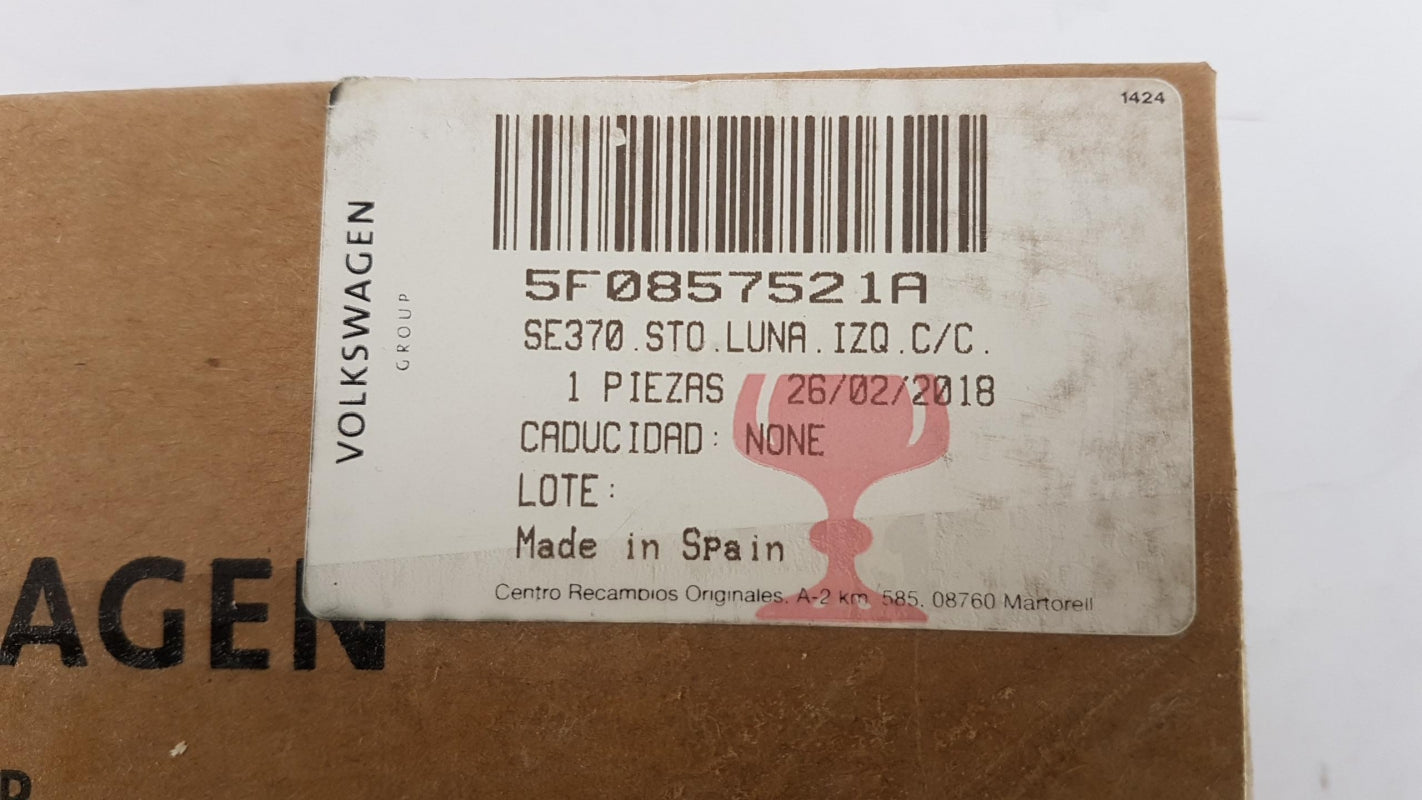 Original SEAT Leon III '12- Außenspiegelglas konvex links 5F0857521A