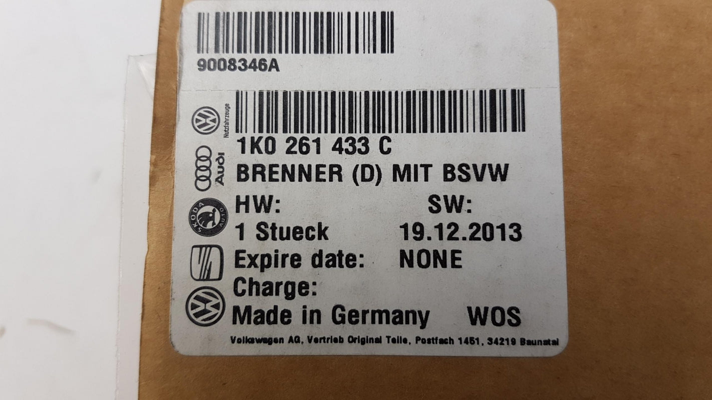 Original SKODA Octavia VW Caddy Standheizung Brenner 1K0261433C