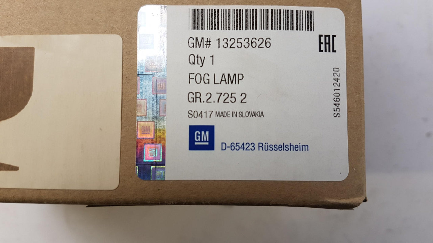 Original OPEL Corsa-D Corsa-E Meriva-B Nebelscheinwerfer rechts 13253626