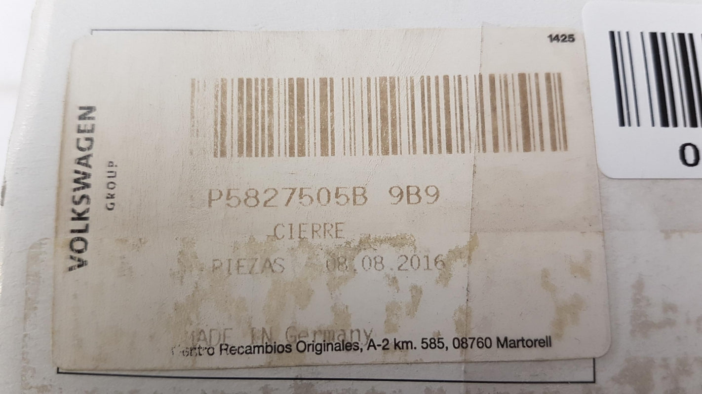Original OE Volkswagen Heckklappenschloss 5P5827505B9B9