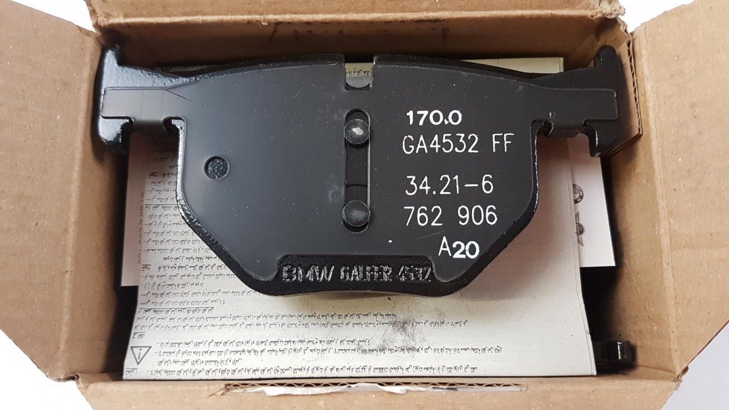 Original BMW X5 E70 F15 F85 X6 E71 E72 F16 F86 Bremsbeläge Hinten 34216776937