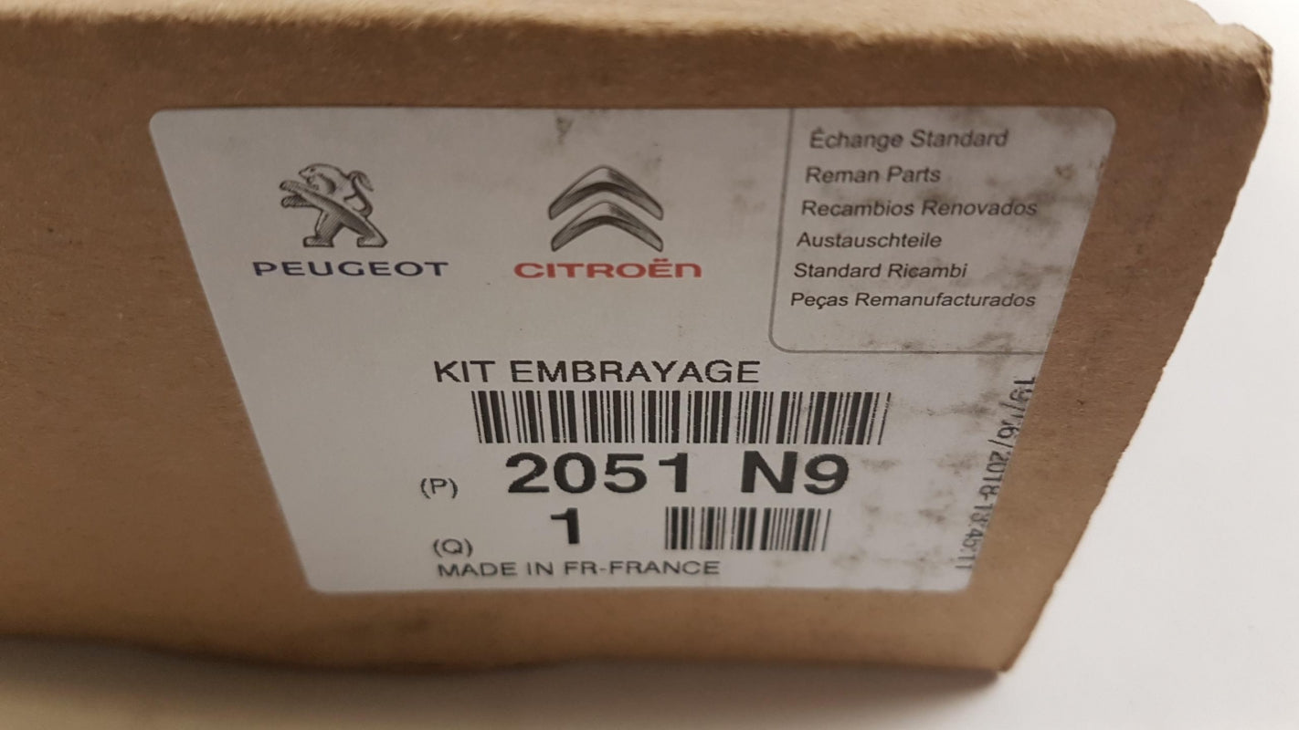 Original PEUGEOT 308 407 508 807 Expert 3 CITROEN C4 C5 C8 Kupplungssatz 2051N9