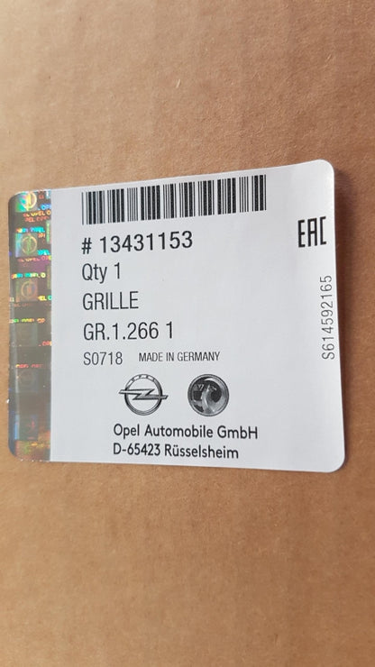 Original OPEL Insignia-A Kühlergrill Kühlergitter 13431153